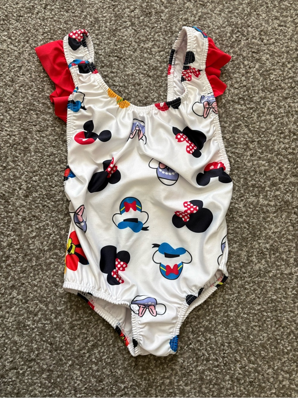 Mickey & Friends Custom Girls Swimsuit – Size 6T